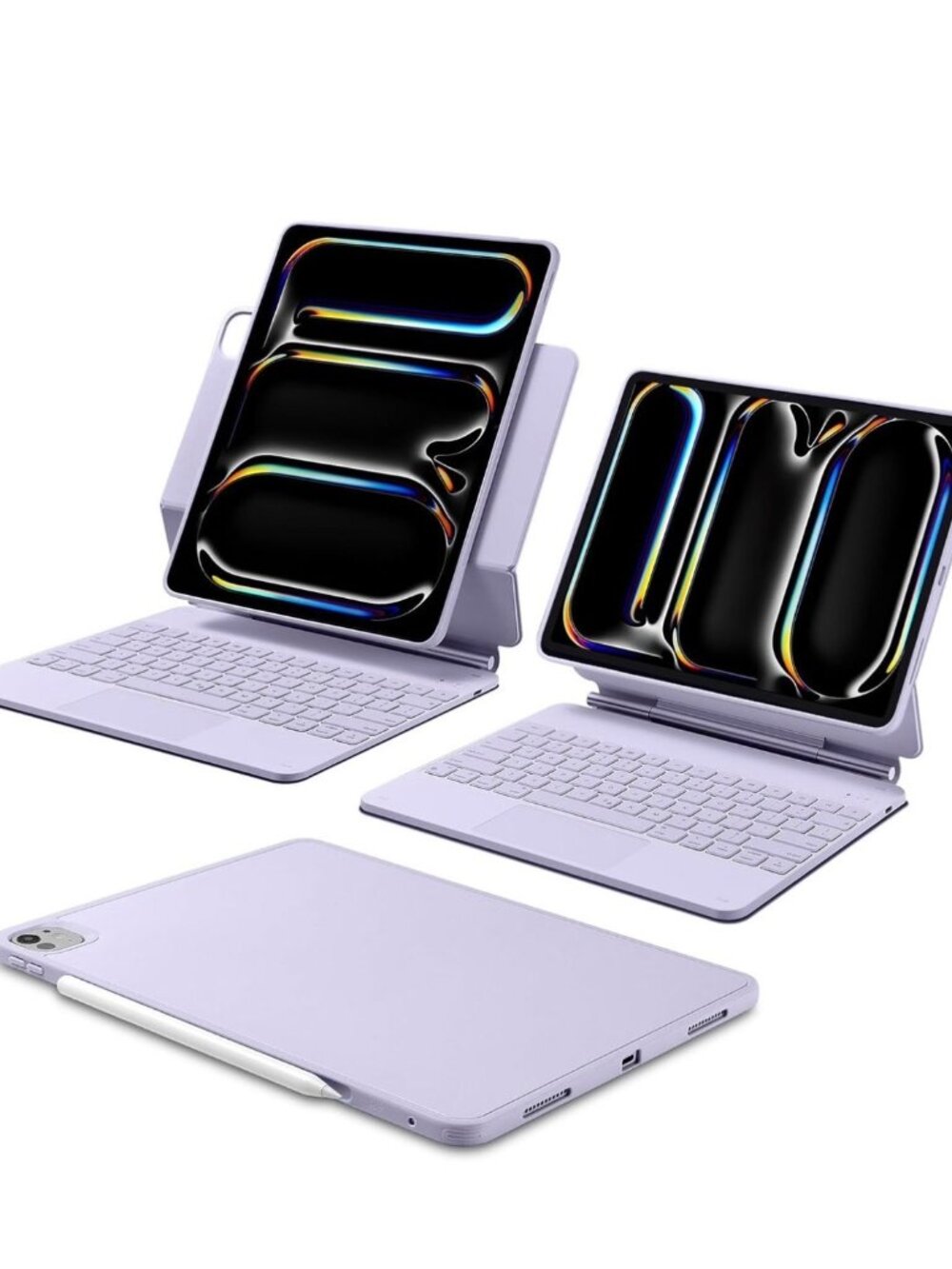 [Upgraded] ESR iPad Pro 13 Inch Case with Keyboard (M5/M4, 2025/2024), iPad Pro